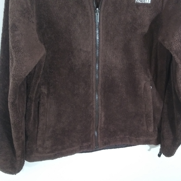 The north face soft fuzzy fleece jacket/sweatshirt - Picture 3 of 7